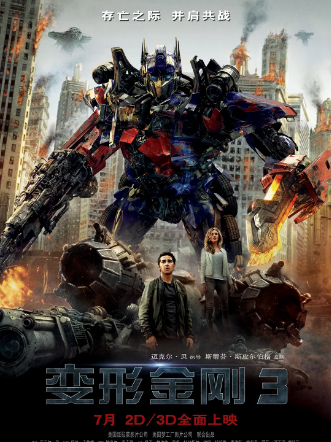 变形金刚3 Transformers: Dark of the Moon (2011)超清4k蓝光2160P中英双字幕，网盘高速免费下载！