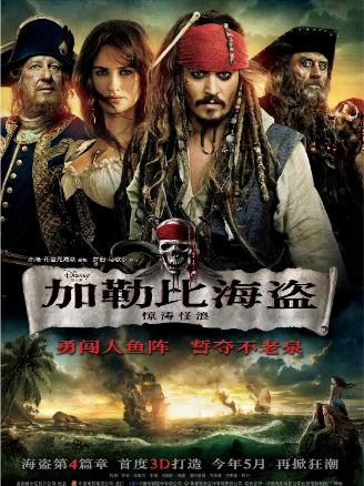 加勒比海盗4：惊涛怪浪 Pirates of the Caribbean: On Stranger Tides (2011)4K高清2160P中英双字幕网盘下载