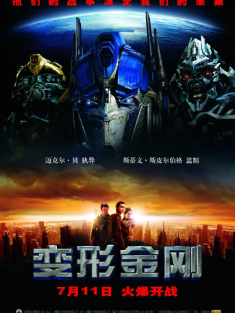 变形金刚 Transformers (2007)超清4k蓝光2160P中英双字幕，网盘高速免费下载！