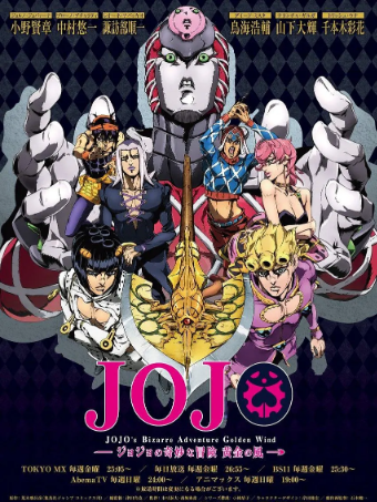 JOJO的奇妙冒险 黄金之风 ジョジョの奇妙な冒険 黄金の風 (2018)第五部39集全集1080P简体中文字幕网盘高速下载