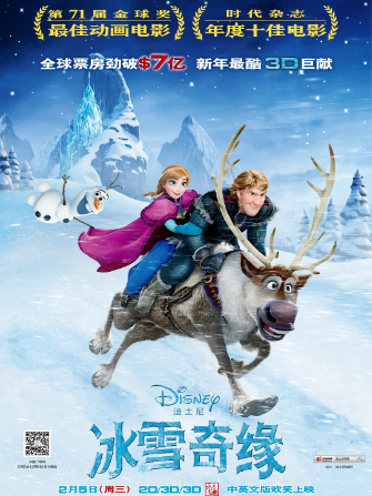 冰雪奇缘 Frozen (2013) BD1080P 迪士尼3D动画电影 免费下载高清观看